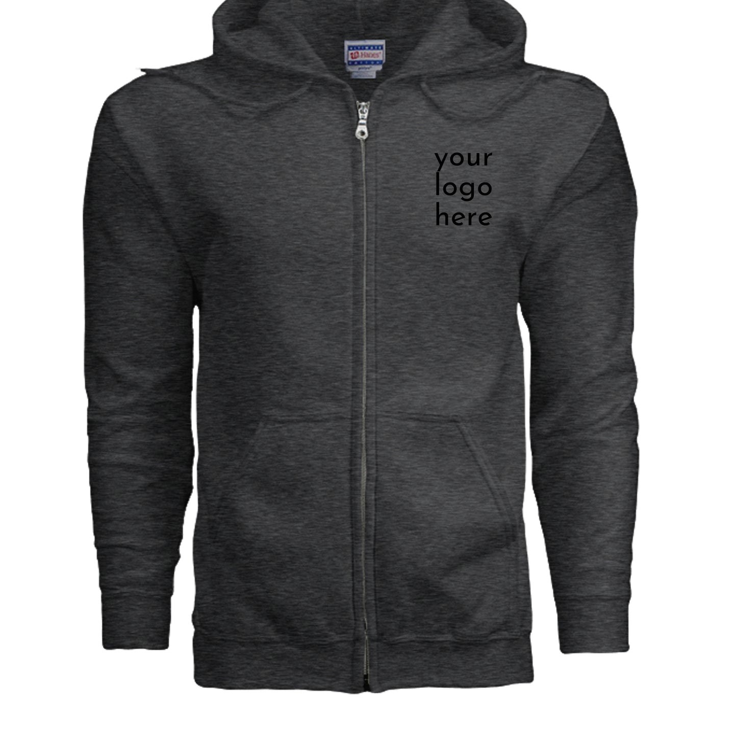 CHARCOAL HEATHER - F280 - FRONT