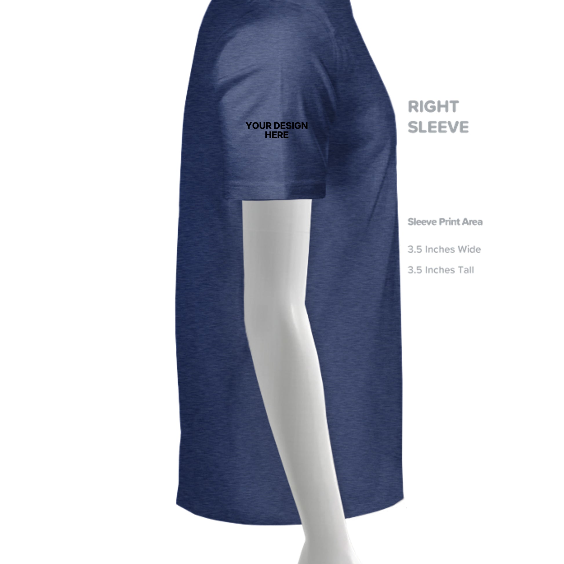 HEATHER NAVY - 5170 - SLEEVE_RIGHT