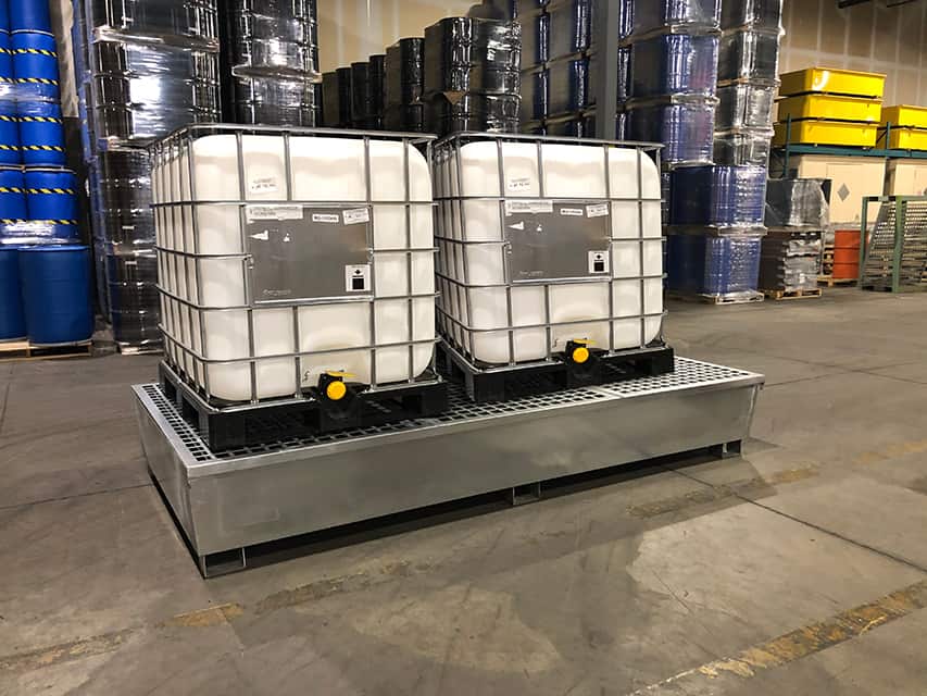 UltraTech Ultra-Steel Twin IBC Spill Pallet